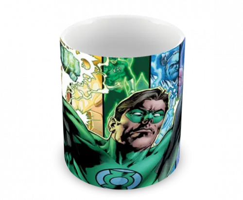 Caneca Polímero Lanterna Verde Personalizada