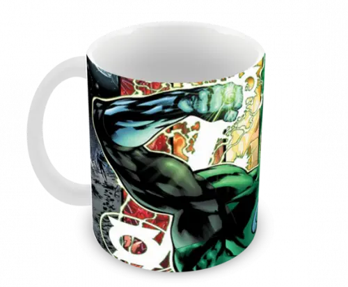 Caneca Polímero Lanterna Verde Personalizada