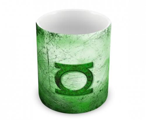 Caneca Polímero Lanterna Verde Personalizada