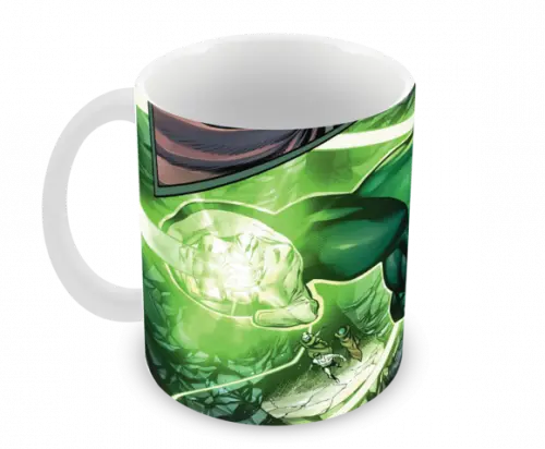 Caneca Polímero Lanterna Verde Personalizada