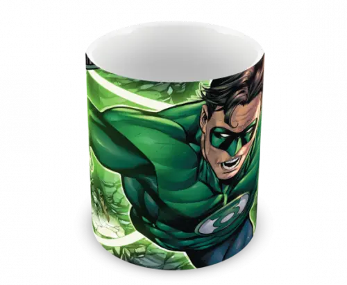 Caneca Polímero Lanterna Verde Personalizada