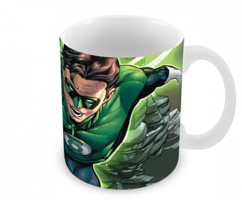 Caneca Polímero Lanterna Verde Personalizada
