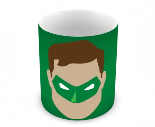 Caneca Polímero Lanterna Verde Personalizada