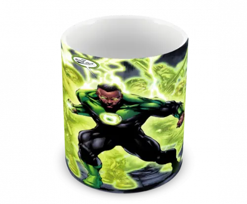 Caneca Polímero Lanterna Verde Personalizada