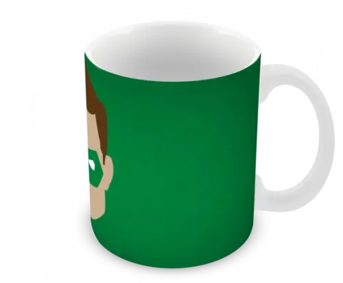 Caneca Polímero Lanterna Verde Personalizada