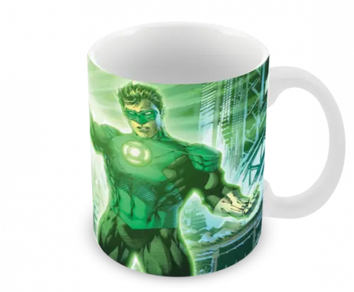 Caneca Polímero Lanterna Verde Personalizada
