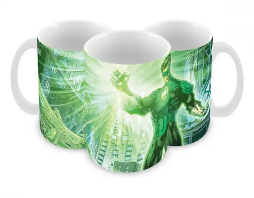 Caneca Polímero Lanterna Verde Personalizada