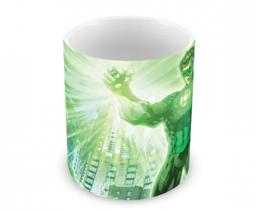 Caneca Polímero Lanterna Verde Personalizada