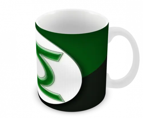 Caneca Polímero Lanterna Verde Personalizada