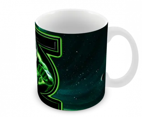 Caneca Polímero Lanterna Verde Personalizada