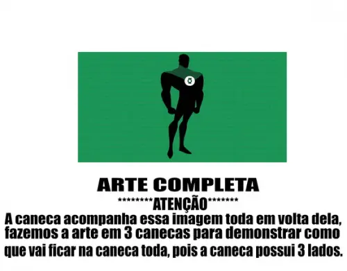 Caneca Polímero Lanterna Verde Personalizada