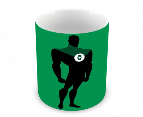 Caneca Polímero Lanterna Verde Personalizada