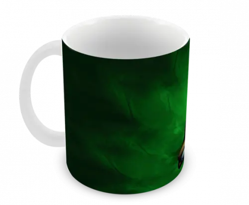 Caneca Polímero Lanterna Verde Personalizada