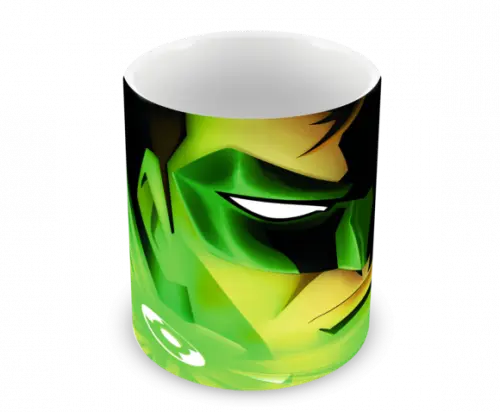 Caneca Polímero Lanterna Verde Personalizada