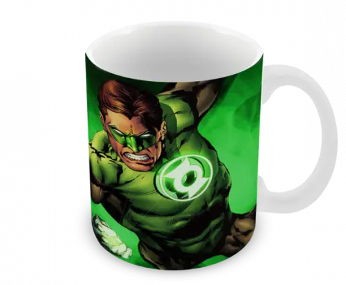Caneca Polímero Lanterna Verde Personalizada