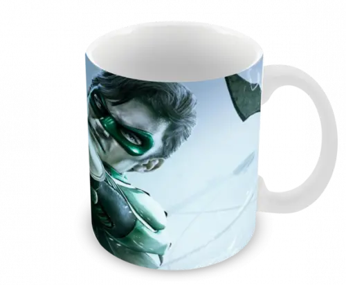 Caneca Polímero Lanterna Verde Personalizada