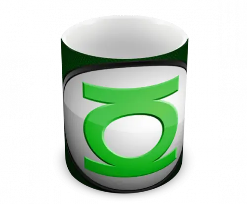 Caneca Polímero Lanterna Verde Personalizada