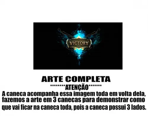 Caneca Polímero League Of Legends Personalizada