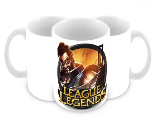 Caneca Polímero League Of Legends Personalizada