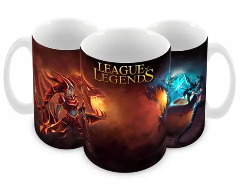 Caneca Polímero League Of Legends Personalizada