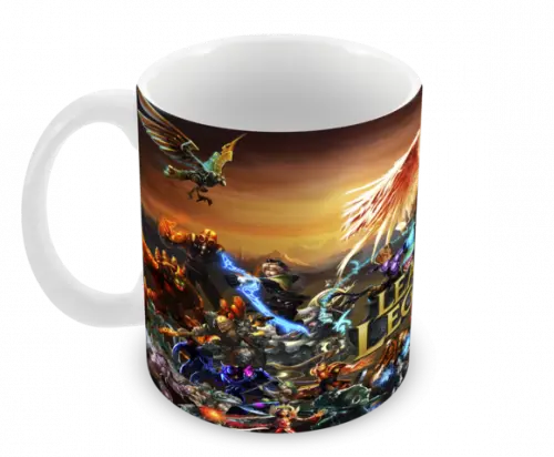 Caneca Polímero League Of Legends Personalizada