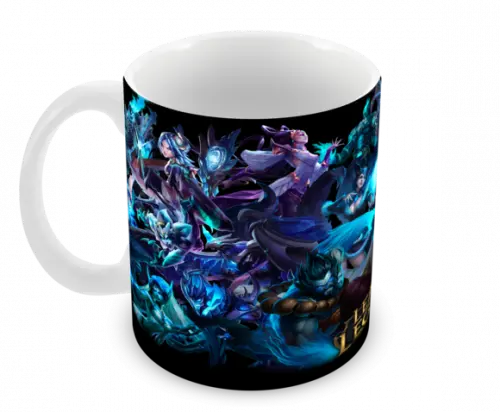 Caneca Polímero League Of Legends Personalizada
