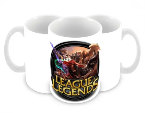 Caneca Polímero League Of Legends Personalizada