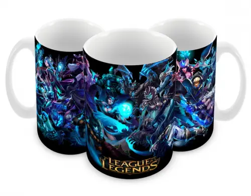 Caneca Polímero League Of Legends Personalizada