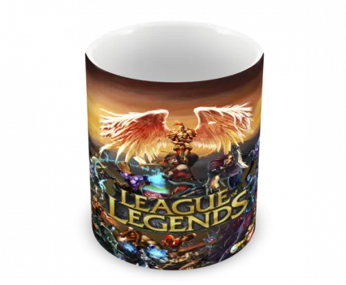 Caneca Polímero League Of Legends Personalizada