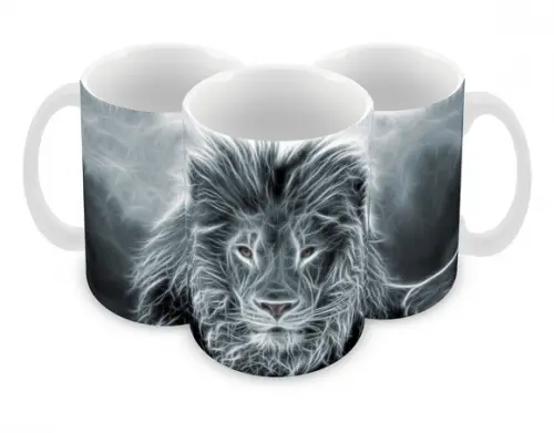 Caneca Polímero Leão Personalizada