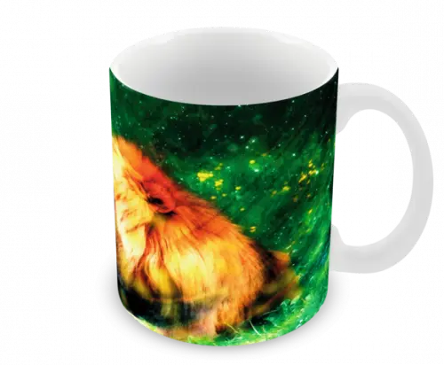 Caneca Polímero Leão Personalizada