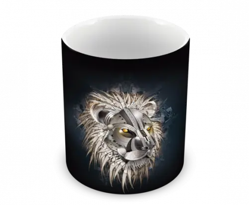 Caneca Polímero Leão Personalizada