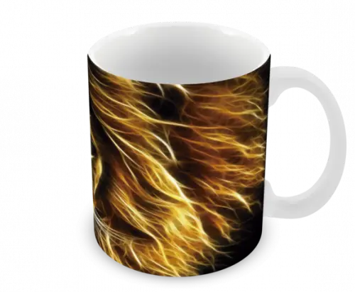 Caneca Polímero Leão Personalizada