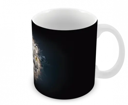 Caneca Polímero Leão Personalizada
