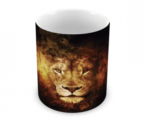 Caneca Polímero Leão Personalizada
