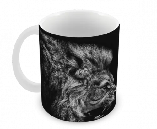 Caneca Polímero Leão Personalizada