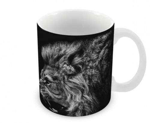 Caneca Polímero Leão Personalizada