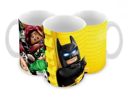 Caneca Polímero Lego Batman Personalizada