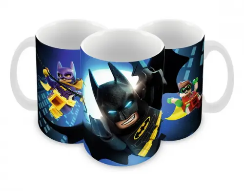 Caneca Polímero Lego Batman Personalizada