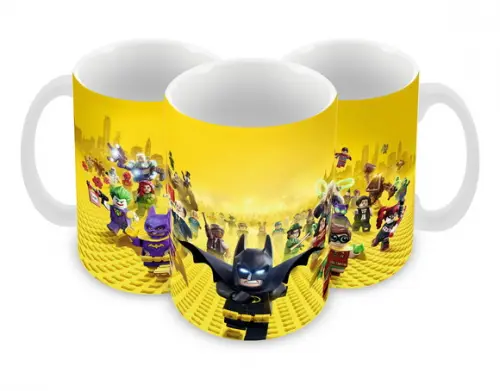 Caneca Polímero Lego Batman Personalizada