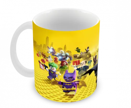 Caneca Polímero Lego Batman Personalizada