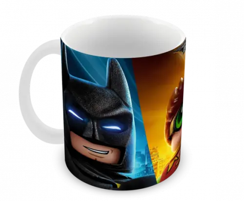 Caneca Polímero Lego Batman Personalizada