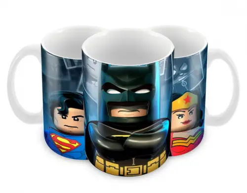 Caneca Polímero Lego Batman Personalizada