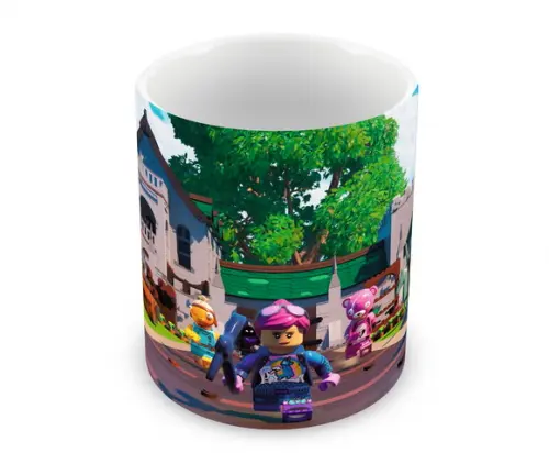 Caneca Polímero Lego Fortnite Personalizada