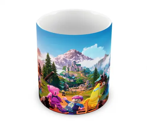 Caneca Polímero Lego Fortnite Personalizada