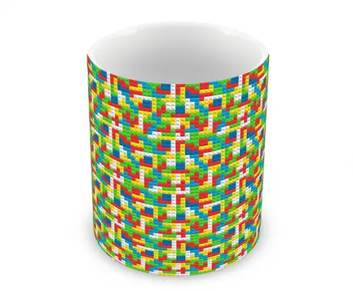 Caneca Polímero Lego Personalizada