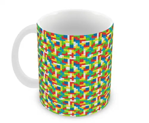 Caneca Polímero Lego Personalizada