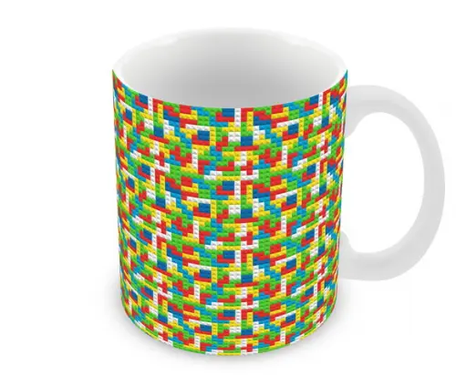 Caneca Polímero Lego Personalizada