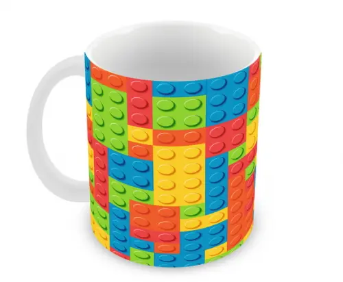 Caneca Polímero Lego Personalizada