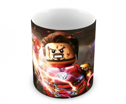 Caneca Polímero Lego Vingadores Personalizada